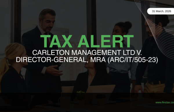 Finctax Alert Finctax Alert